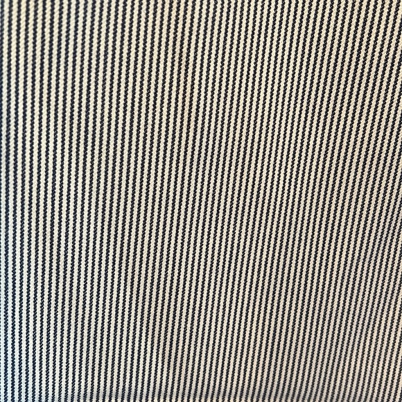 Chicos Brigitte the so slimming size 12/2 crop cream & blue - Picture 8 of 10